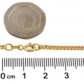 9ct gold 9.9g 24 inch curb Chain